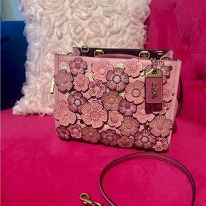 COACH Pink Tearose Rogue 25